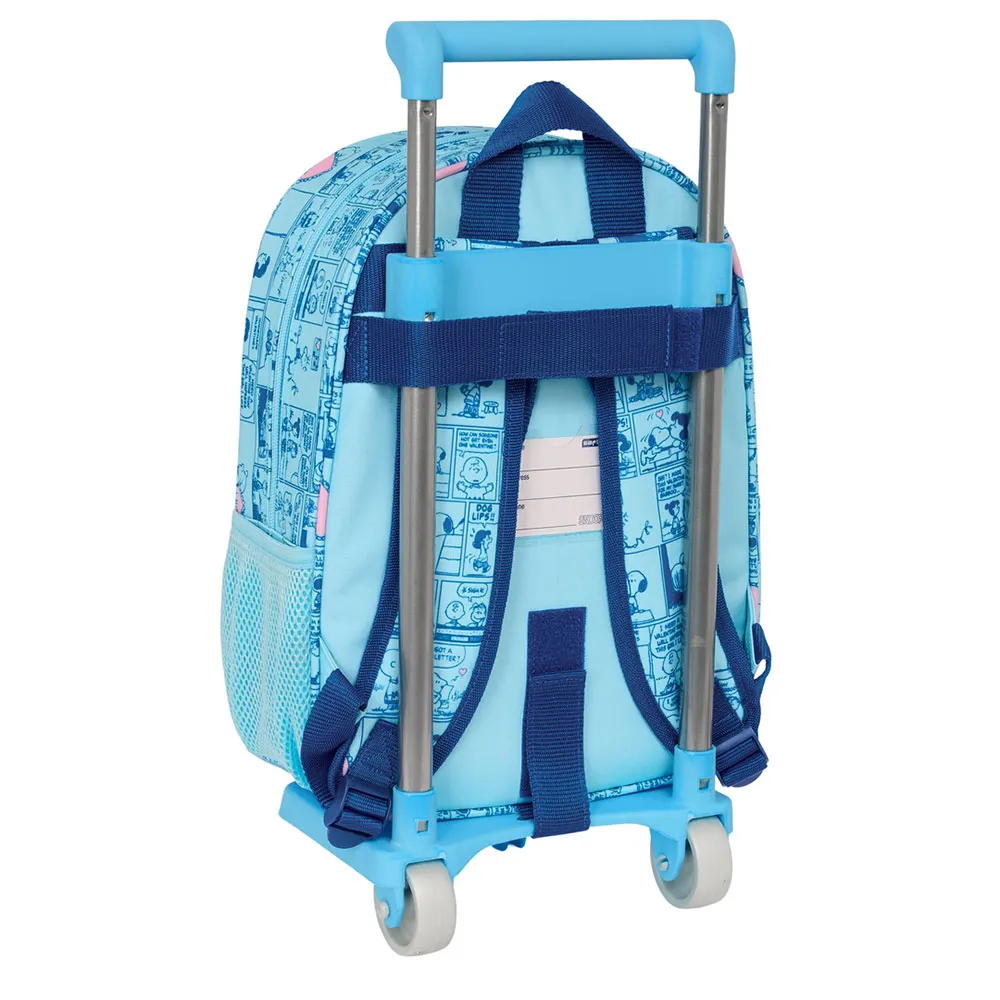 Safta Snoopy Love Ryggsäck Med Hjul, Multicolor