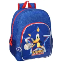 Safta Sonic "nu Kör Vi!"-ryggsäck 42 Cm Safta Sonic "nu Kör Vi!"-ryggsäck 42 Cm
