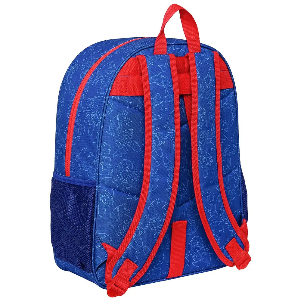 Safta Sonic "nu Kör Vi!"-ryggsäck 42 Cm, Multicolor Safta Sonic "nu Kör Vi!"-ryggsäck 42 Cm, Multicolor