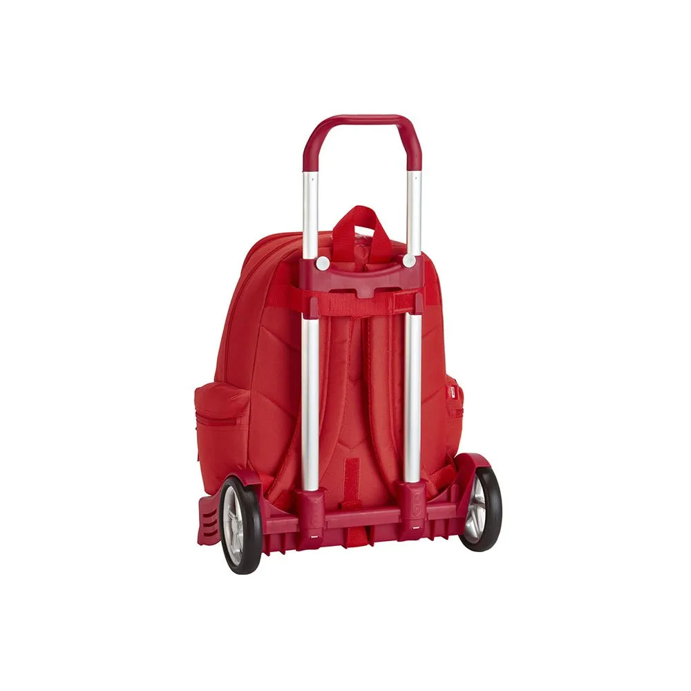 Safta Sporting Gijon Corporate 23.4l Evolution Ryggsäck Med Hjul, Red Safta Sporting Gijon Corporate 23.4l Evolution Ryggsäck Med Hjul, Red