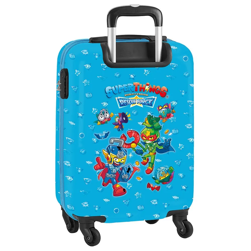 Safta Supershings Rescue Force Cabin 20 Single Wheel Ryggsäck Med Hjul, Multicolor Safta Supershings Rescue Force Cabin 20 Single Wheel Ryggsäck Med Hjul, Multicolor