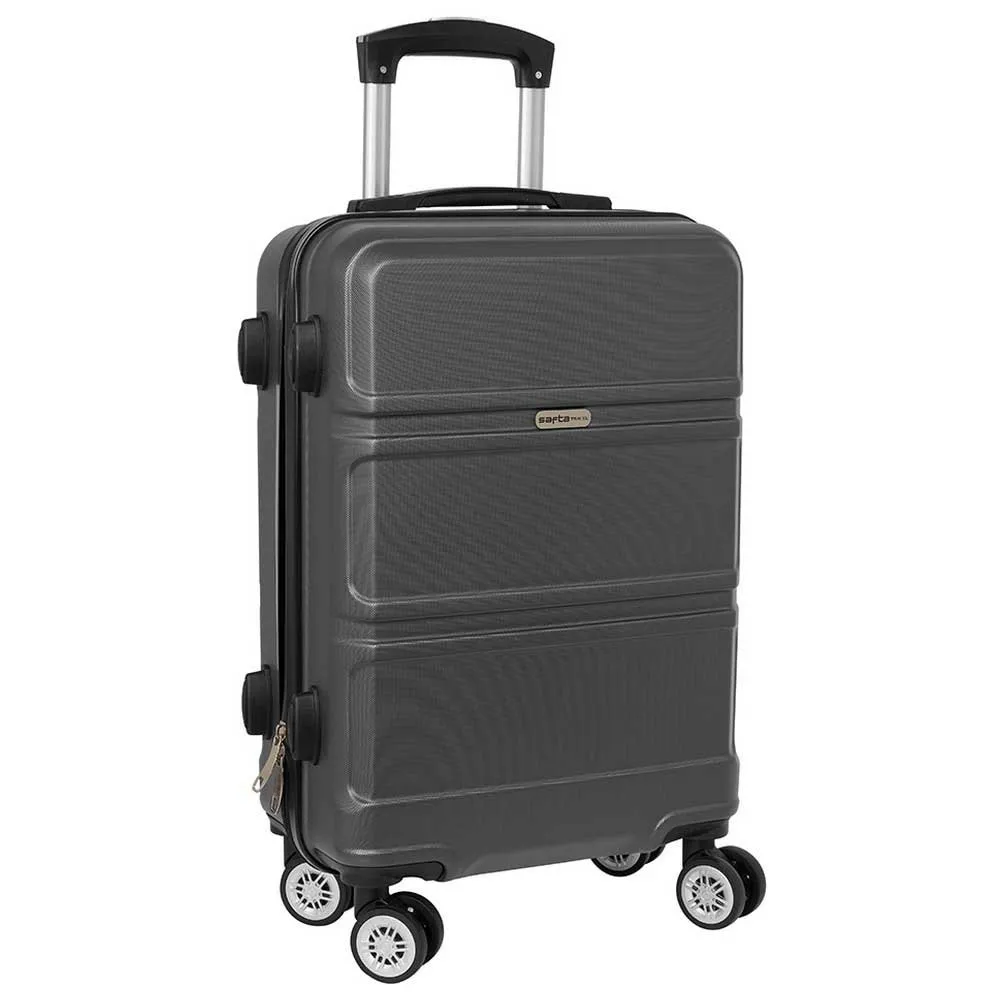 Safta Travel Dark Gray Cabin 20 Twin Trolleyväska, Multicolor