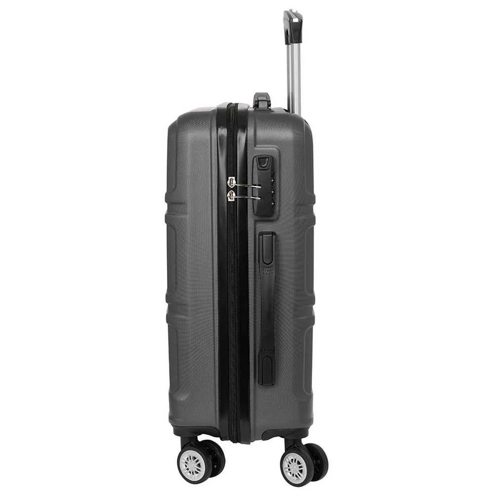 Safta Travel Dark Gray Cabin 20 Twin Trolleyväska, Multicolor