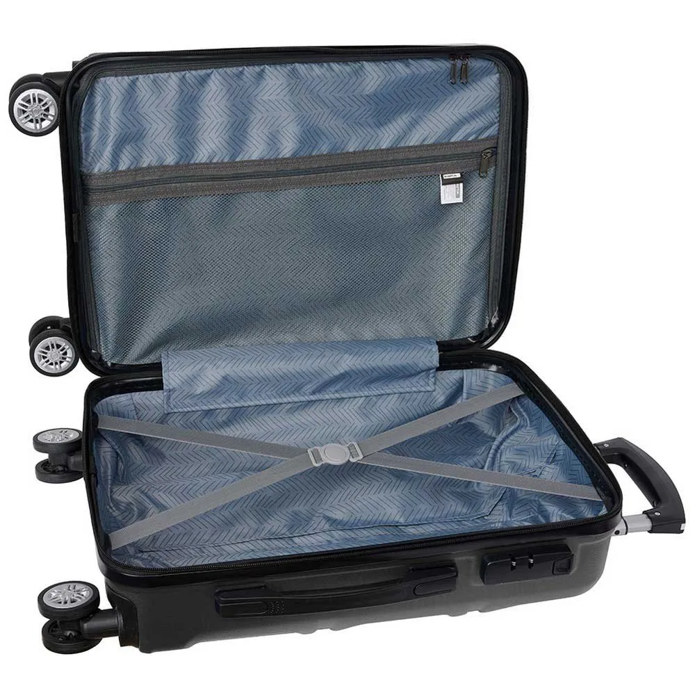 Safta Travel Dark Gray Cabin 20 Twin Trolleyväska, Multicolor