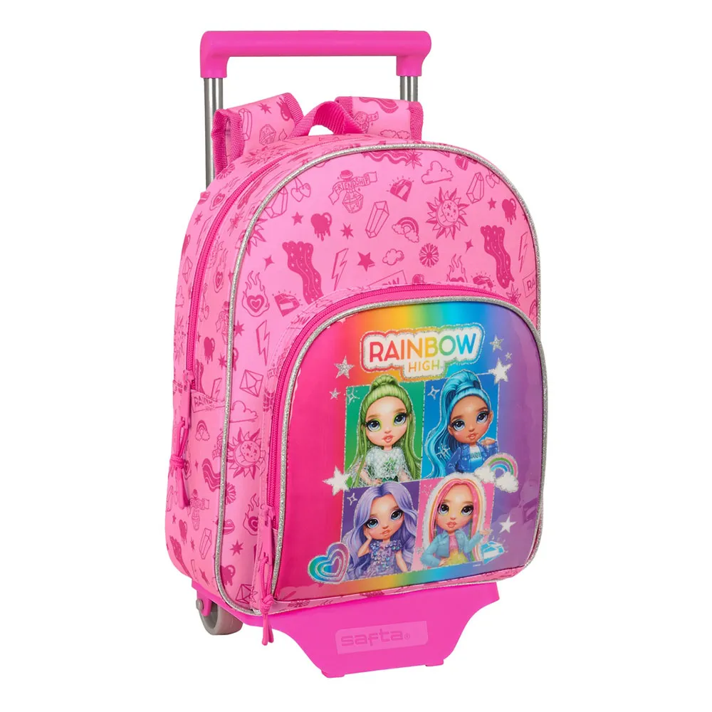 Safta Trolley Rainbow High Shine Ryggsäck Med Hjul