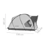 Salewa Alpine Hut Iii Tält, Cactus / grey, 3 Platser