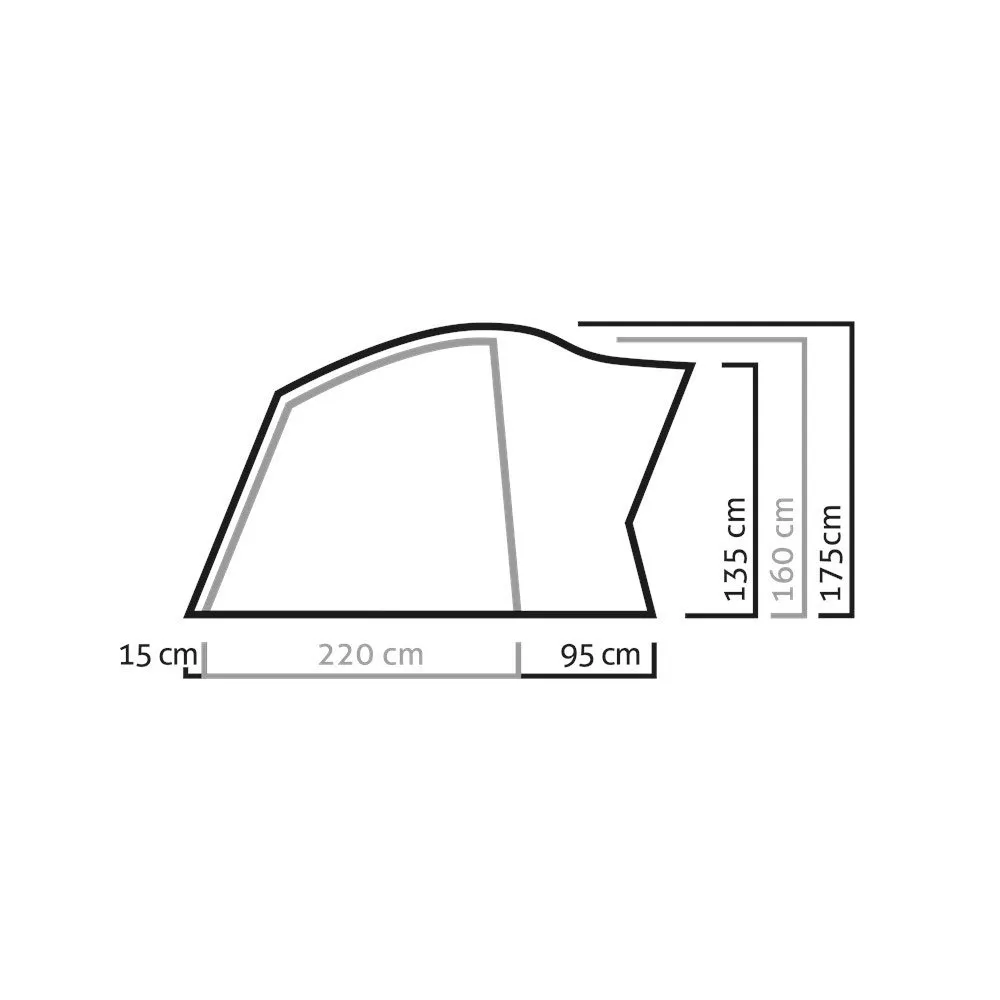 Salewa Alpine Hut Iv Tält, Cactus / grey, 4 Platser