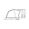 Salewa Alpine Hut Iv Tält, Cactus / grey, 4 Platser