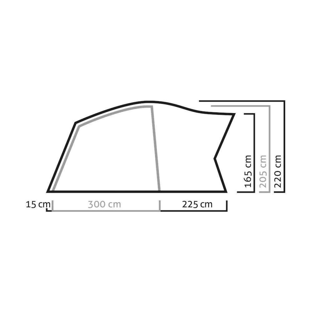 Salewa Alpine Lodge Iv Tält, Cactus / grey, 4 Platser