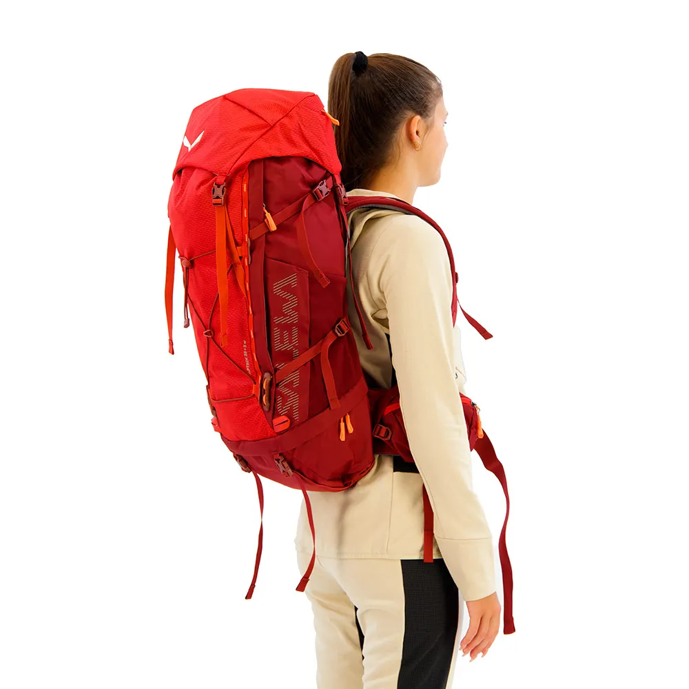 Salewa Alptreck 38+5l Damryggsäck, Pompeian red / syrah