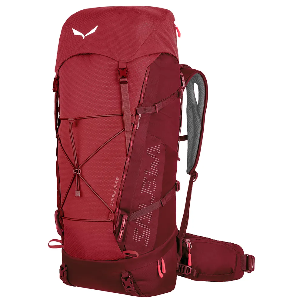 Salewa Alptreck 38+5l Ryggsäck, Pompeian red / syrah