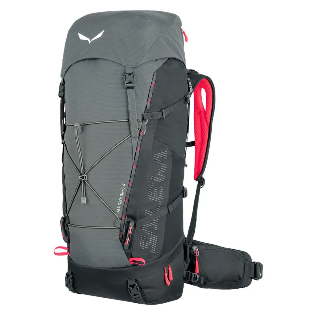 Salewa Alptrek 38+5l Ryggsäck, Quiet shade / fluo coral