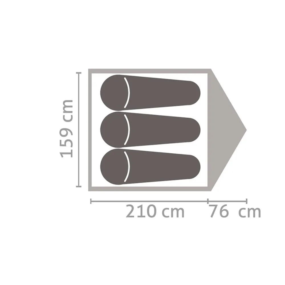 Salewa Atlas Iii Tält, Cactus / grey, 3 Platser