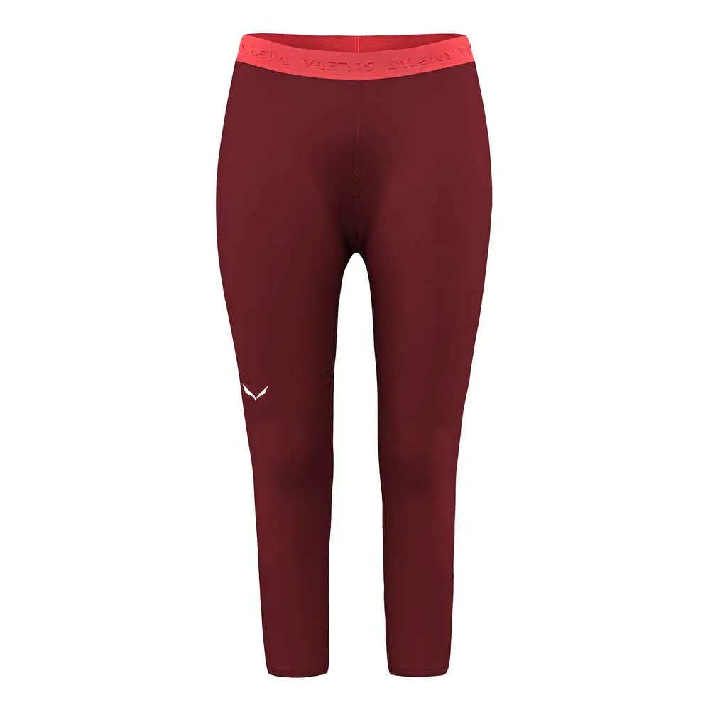 Salewa Cristallo Warm Amr 3/4 Leggings Refurbished, Syrah