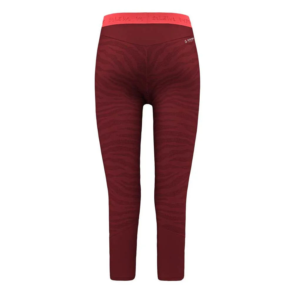 Salewa Cristallo Warm Amr 3/4 Leggings Refurbished, Syrah