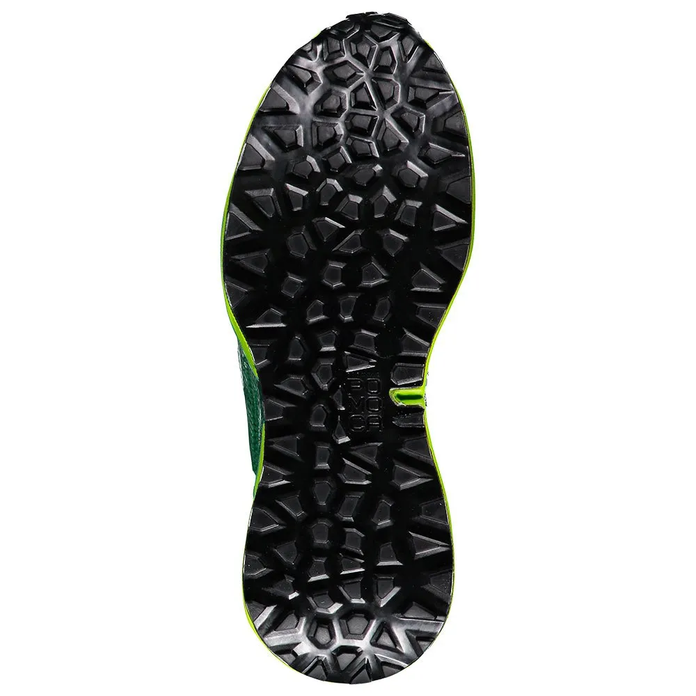 Salewa Dropline Trailskor female, Feld green / fluo coral