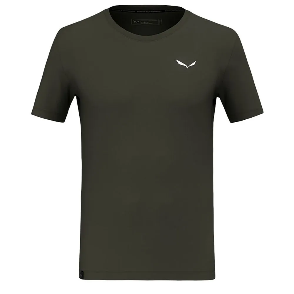 Salewa Eagle Sheep Camp Dry T-shirt Med Korta ärmar, Dark olive Salewa Eagle Sheep Camp Dry T-shirt Med Korta ärmar, Dark olive