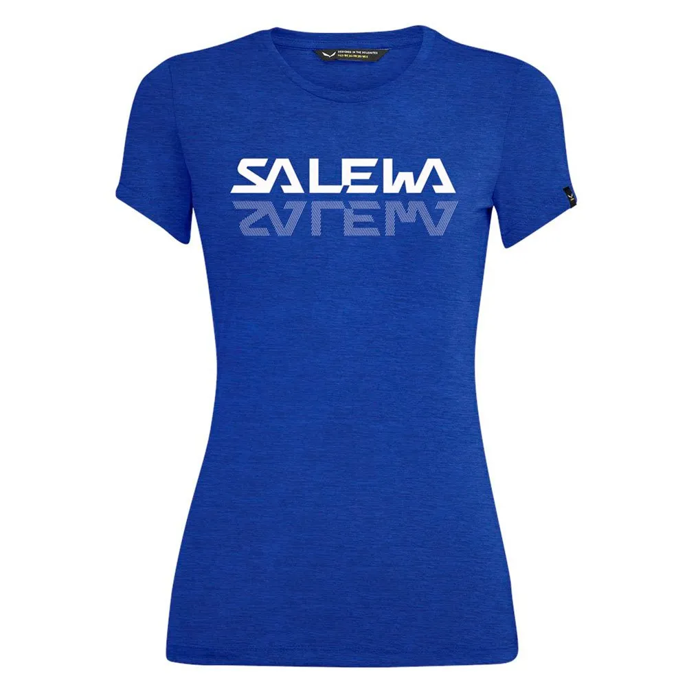 Salewa Graphic Dri-release T-shirt Med Korta ärmar, Electric melange