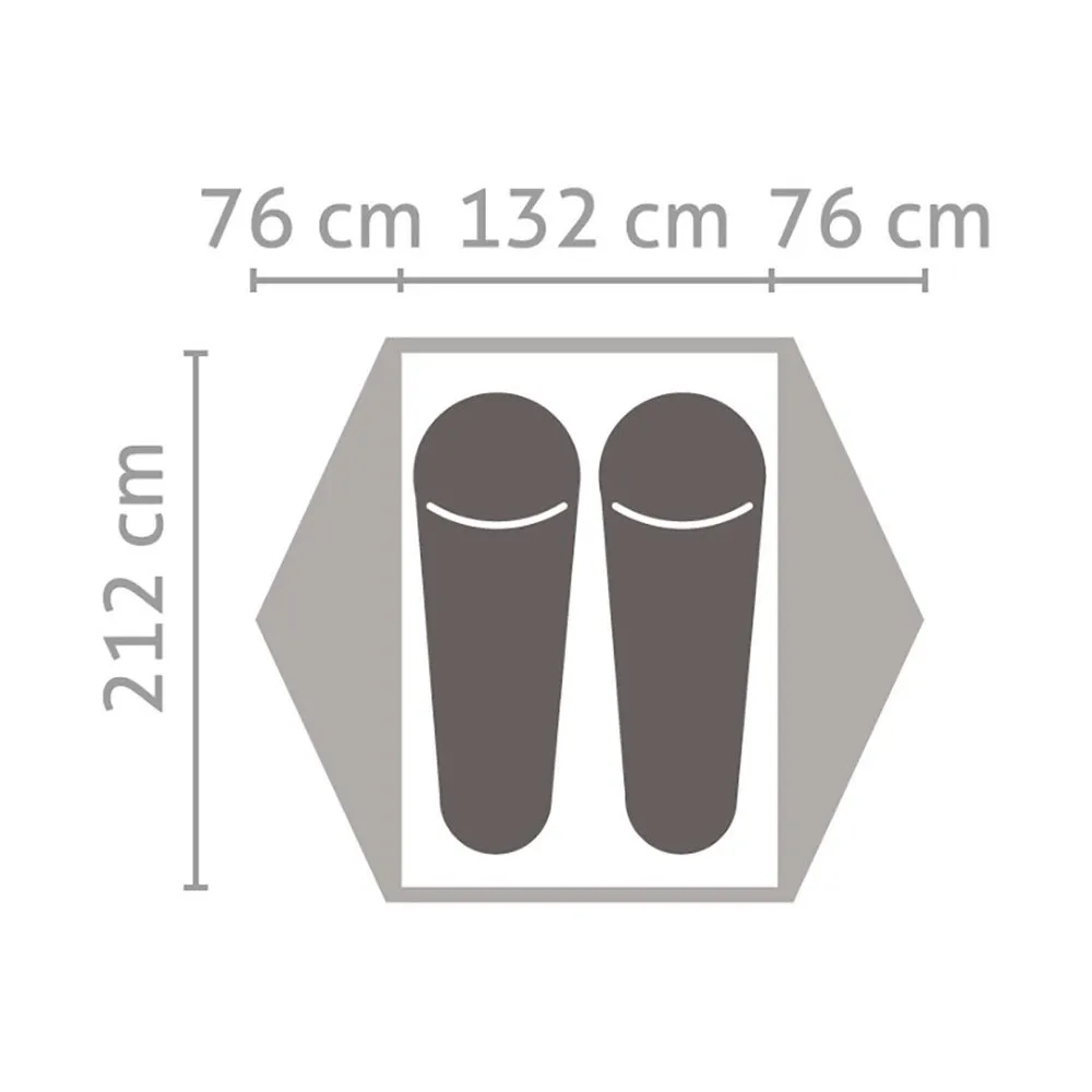 Salewa Latitude Ii Tält, Cactus / grey, 2 Platser