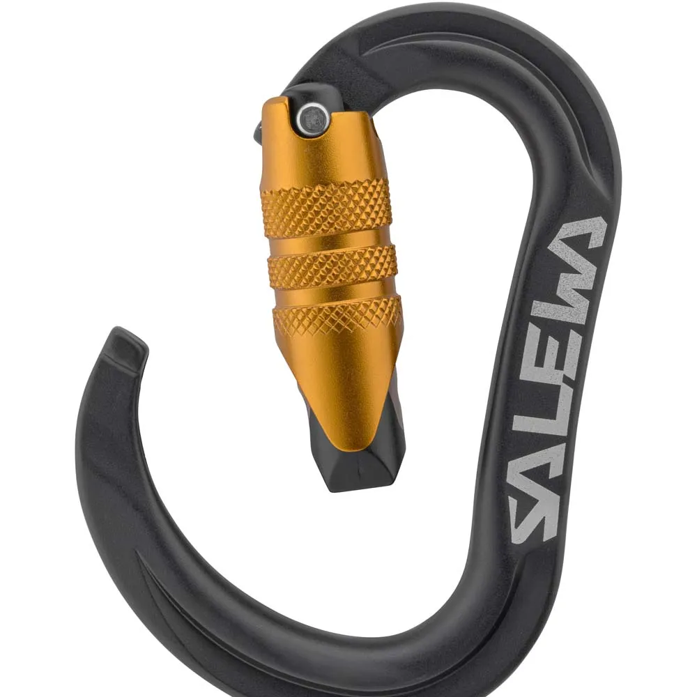 Salewa Ortles Hms C3 S Karabinkrok, Black / orange, One Size