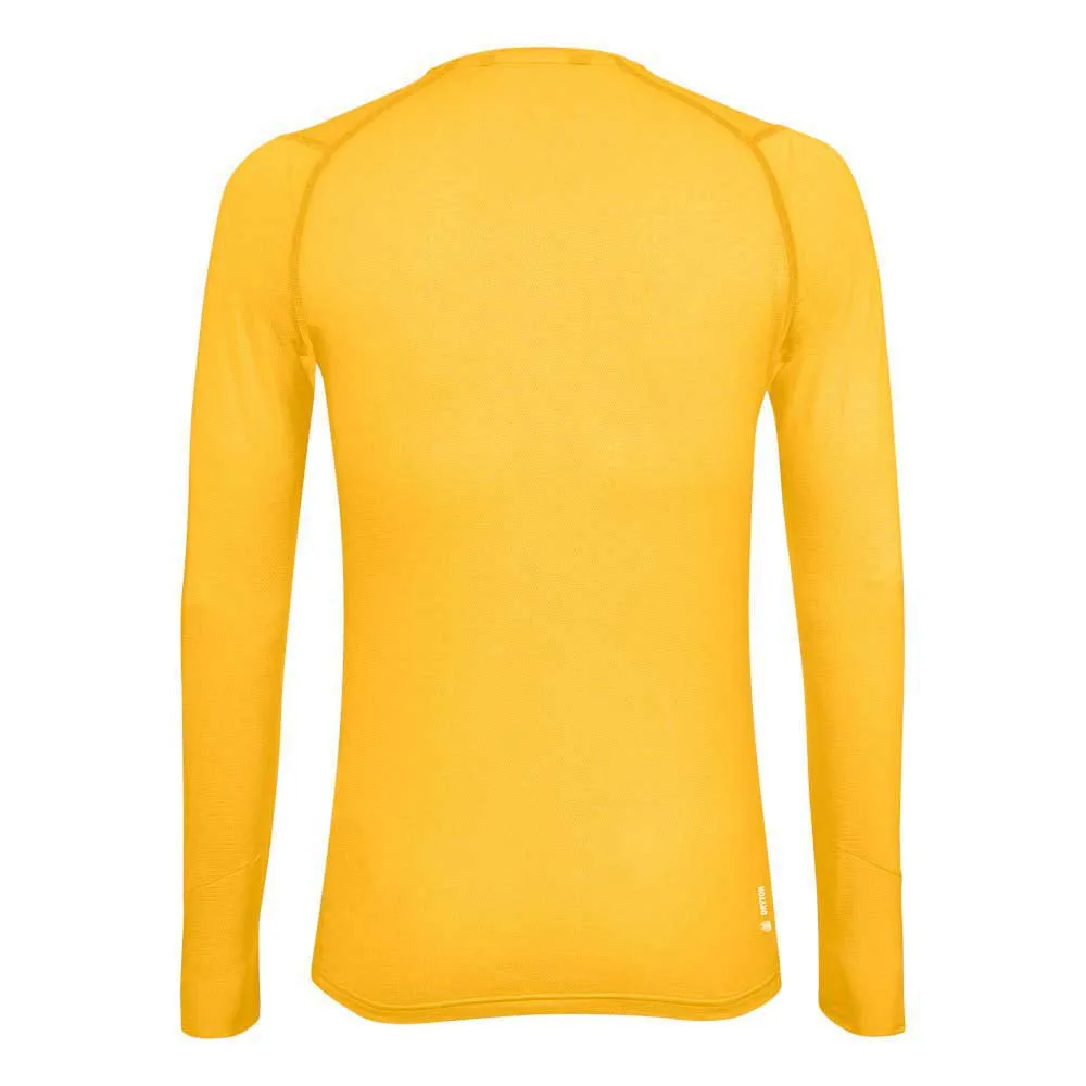 Salewa Pedroc Hybrid 2 Dryton T-shirt Med Lång ärm, Gold melange