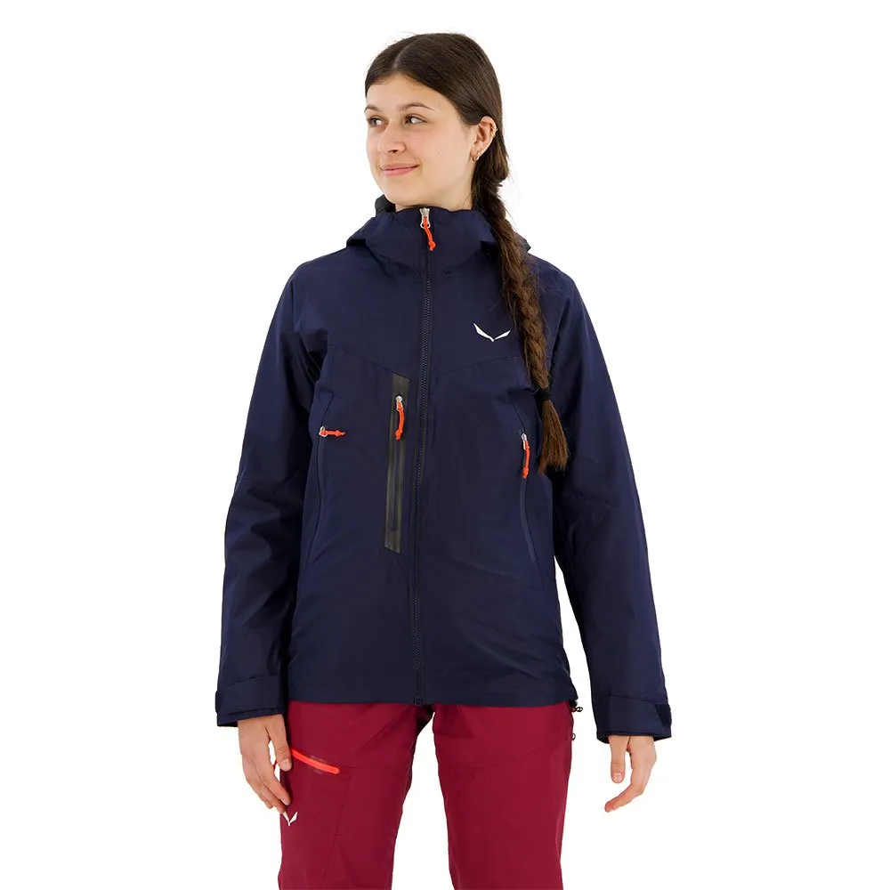 Salewa Pelmo Convertible Powertex/polarlite Avtagbar Jacka, Navy blazer / fluo coral int navy blazer Salewa Pelmo Convertible Powertex/polarlite Avtagbar Jacka, Navy blazer / fluo coral int navy blazer