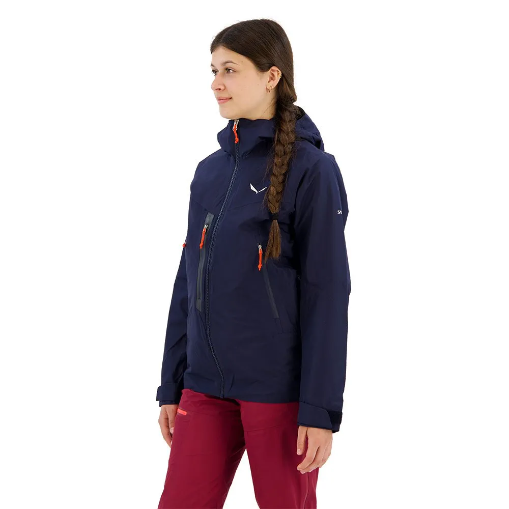 Salewa Pelmo Convertible Powertex/polarlite Avtagbar Jacka, Navy blazer / fluo coral int navy blazer Salewa Pelmo Convertible Powertex/polarlite Avtagbar Jacka, Navy blazer / fluo coral int navy blazer