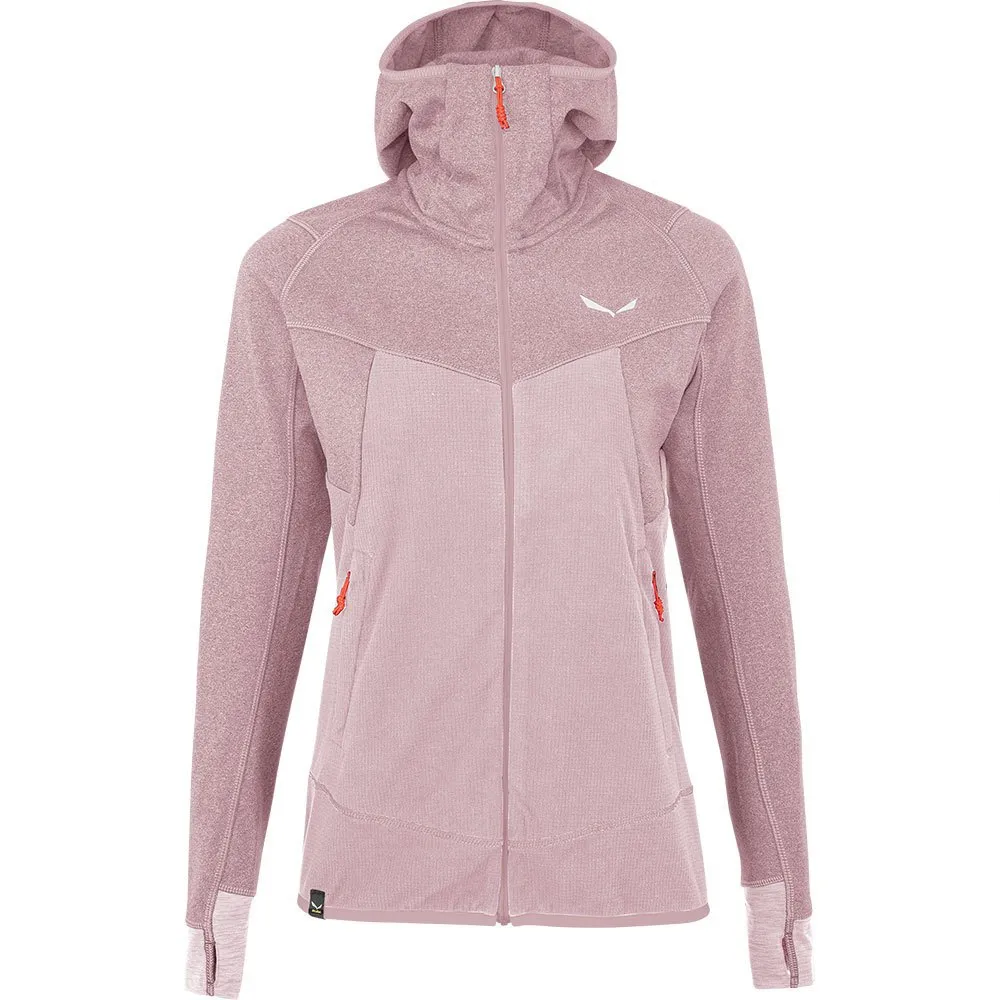Salewa Puez Hybrid Polarlite Fleecejacka Med Huva