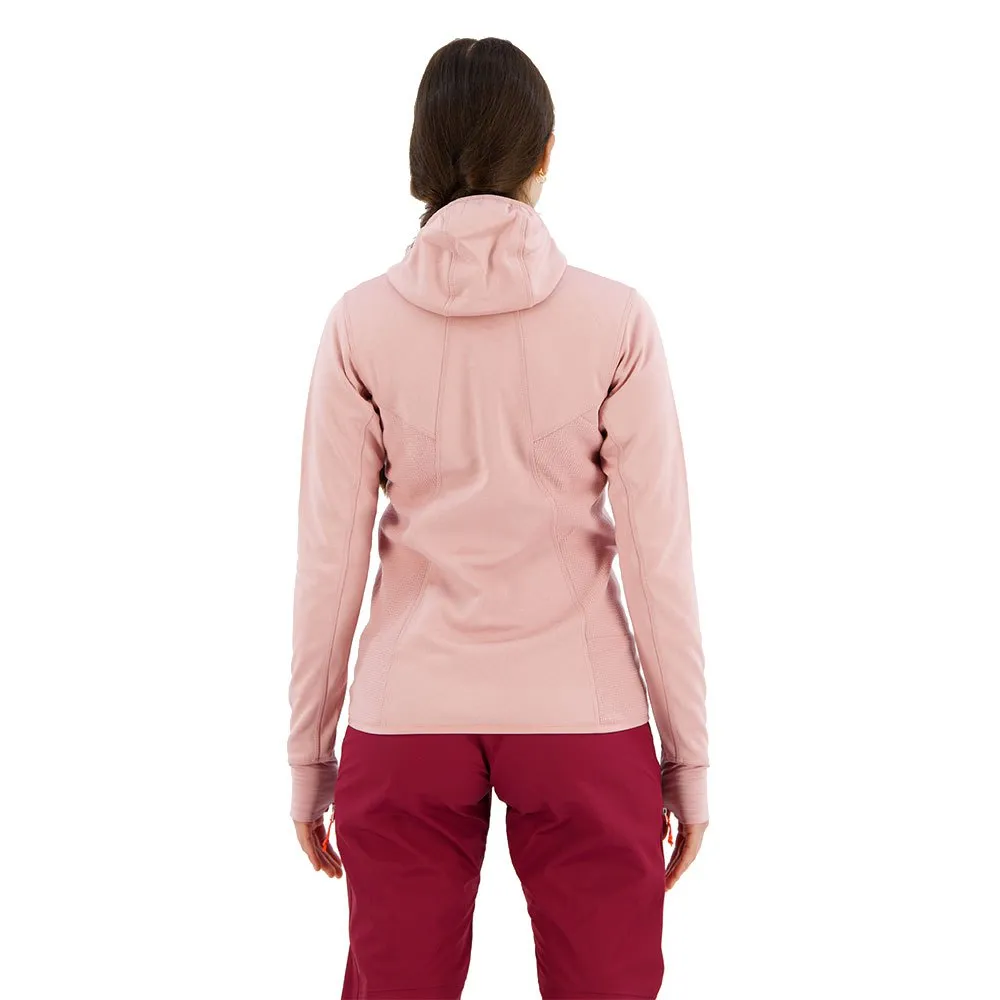 Salewa Puez Hybrid Polarlite Fleecejacka Med Huva