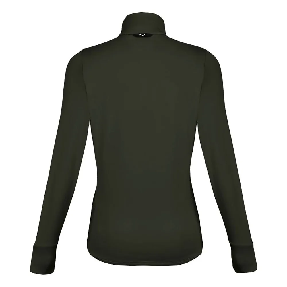 Salewa Puez Pl Softshell Fleecejacka Med Dragkedja, Dark olive