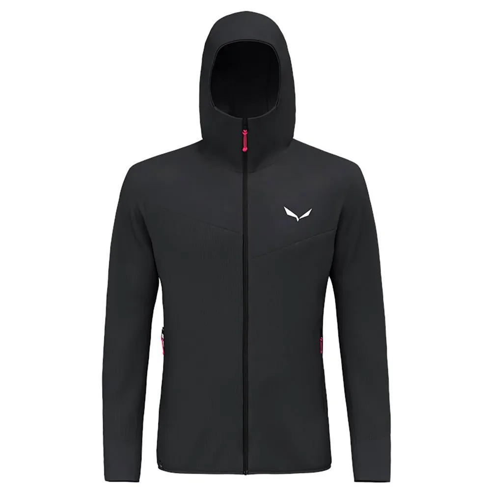 Salewa Puez Waffle Hyb Pl Hd Fleecejacka Med Huva