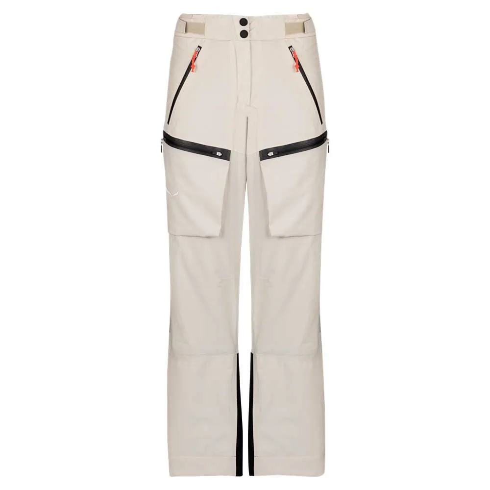 Salewa Sella 2-layer Powertex Tirolwool Responsive Byxor, Oatmeal melange