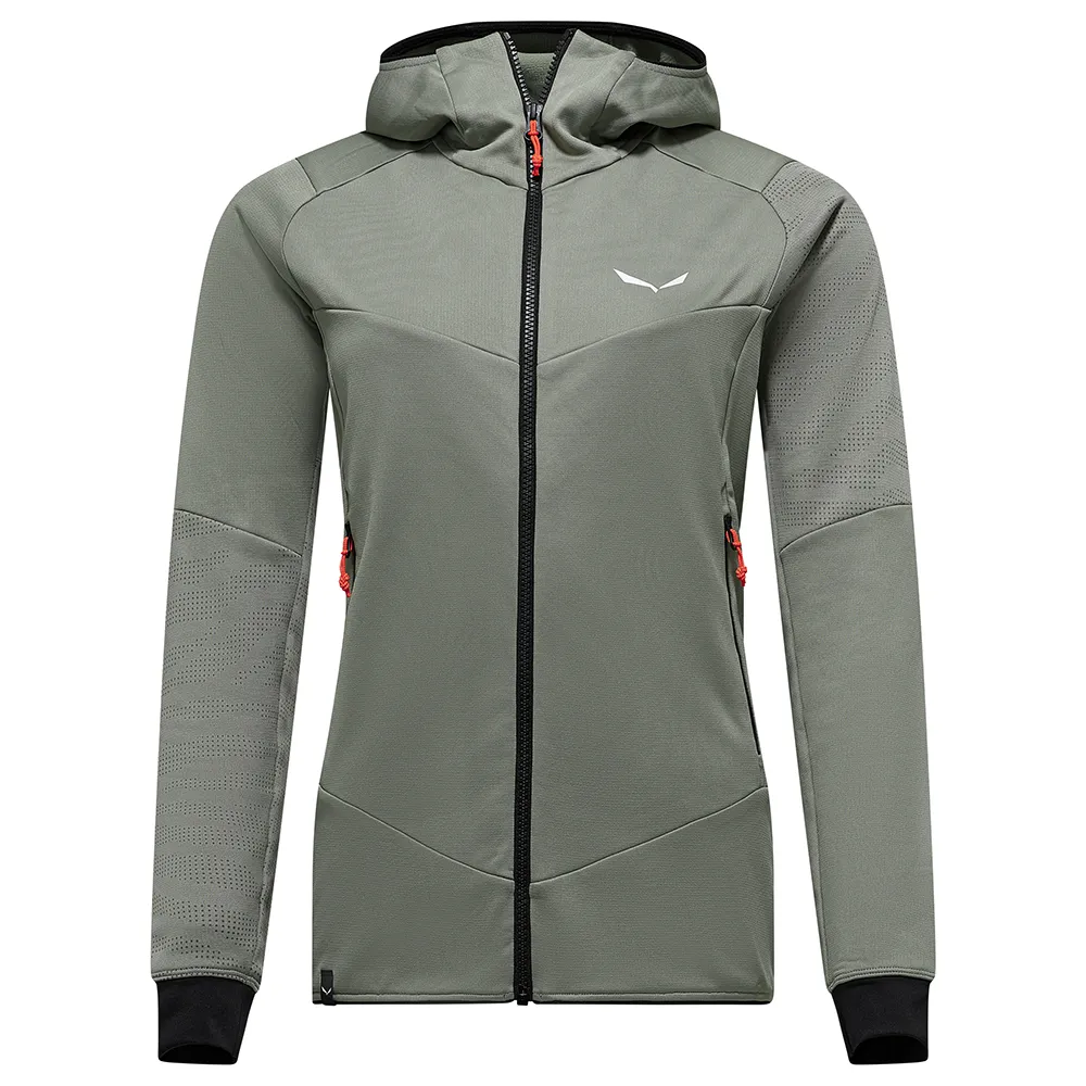Salewa Sella Crevasse Fleecejacka Med Huva Salewa Sella Crevasse Fleecejacka Med Huva