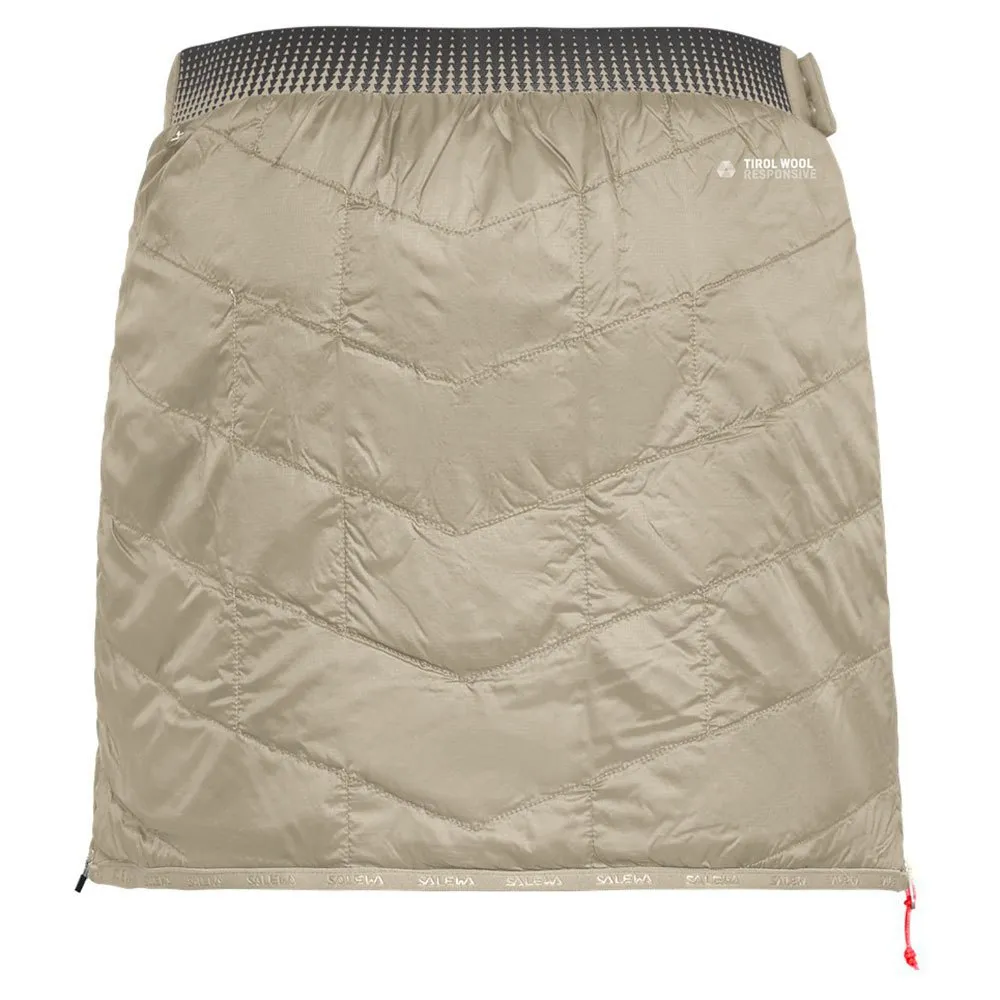 Salewa Sesvenna Tirol Wool Responsive Kjol, Oatmeal / black out