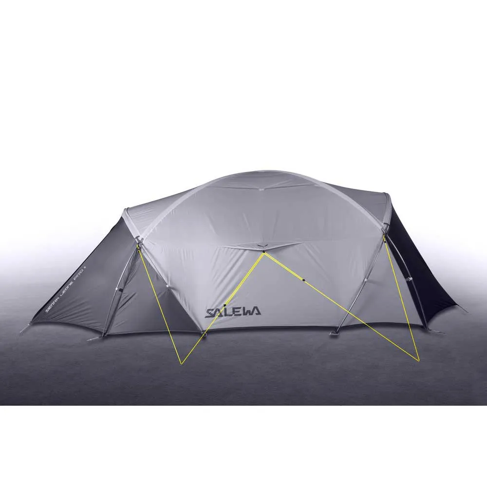 Salewa Sierra Leone Iii Tält, Lightgrey / cactus, 3 Platser