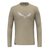 Salewa Solid Logo Dry T-shirt Med Lång ärm