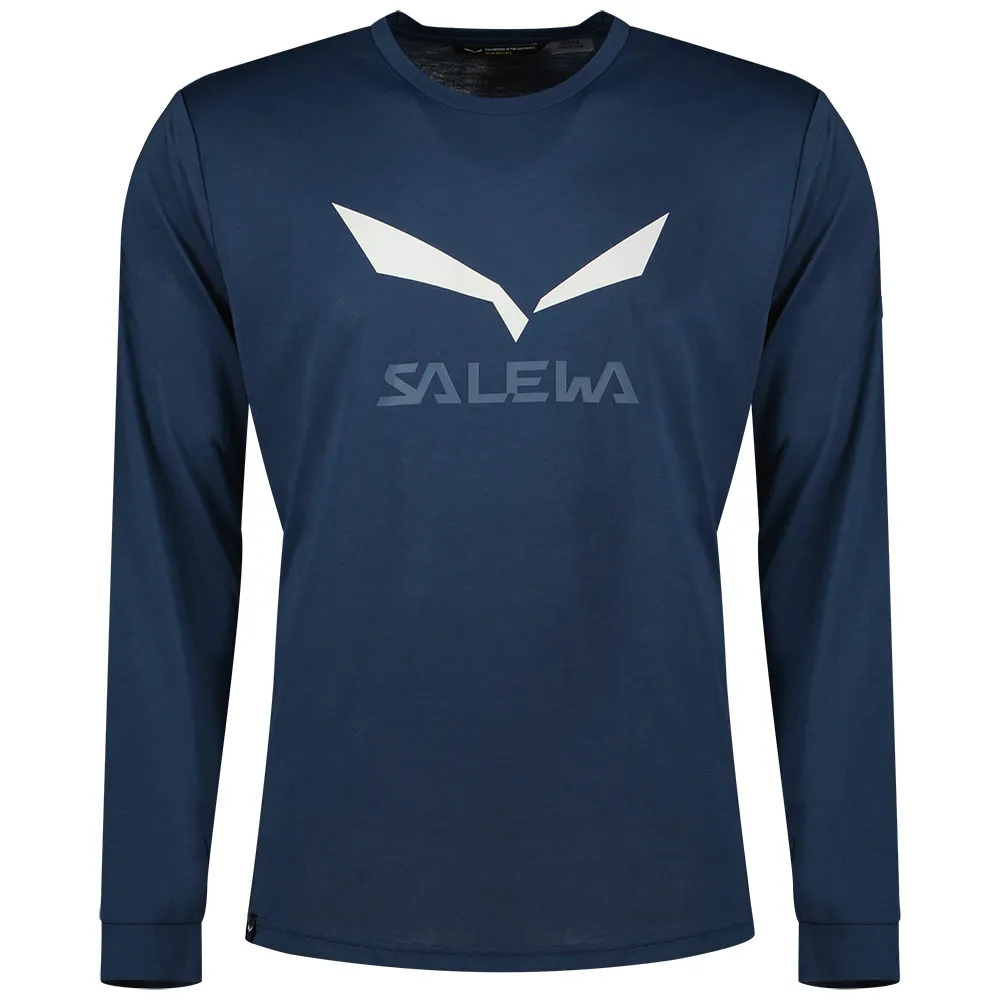 Salewa Solid Logo Dry T-shirt Med Lång ärm Salewa Solid Logo Dry T-shirt Med Lång ärm
