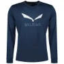 Salewa Solid Logo Dry T-shirt Med Lång ärm