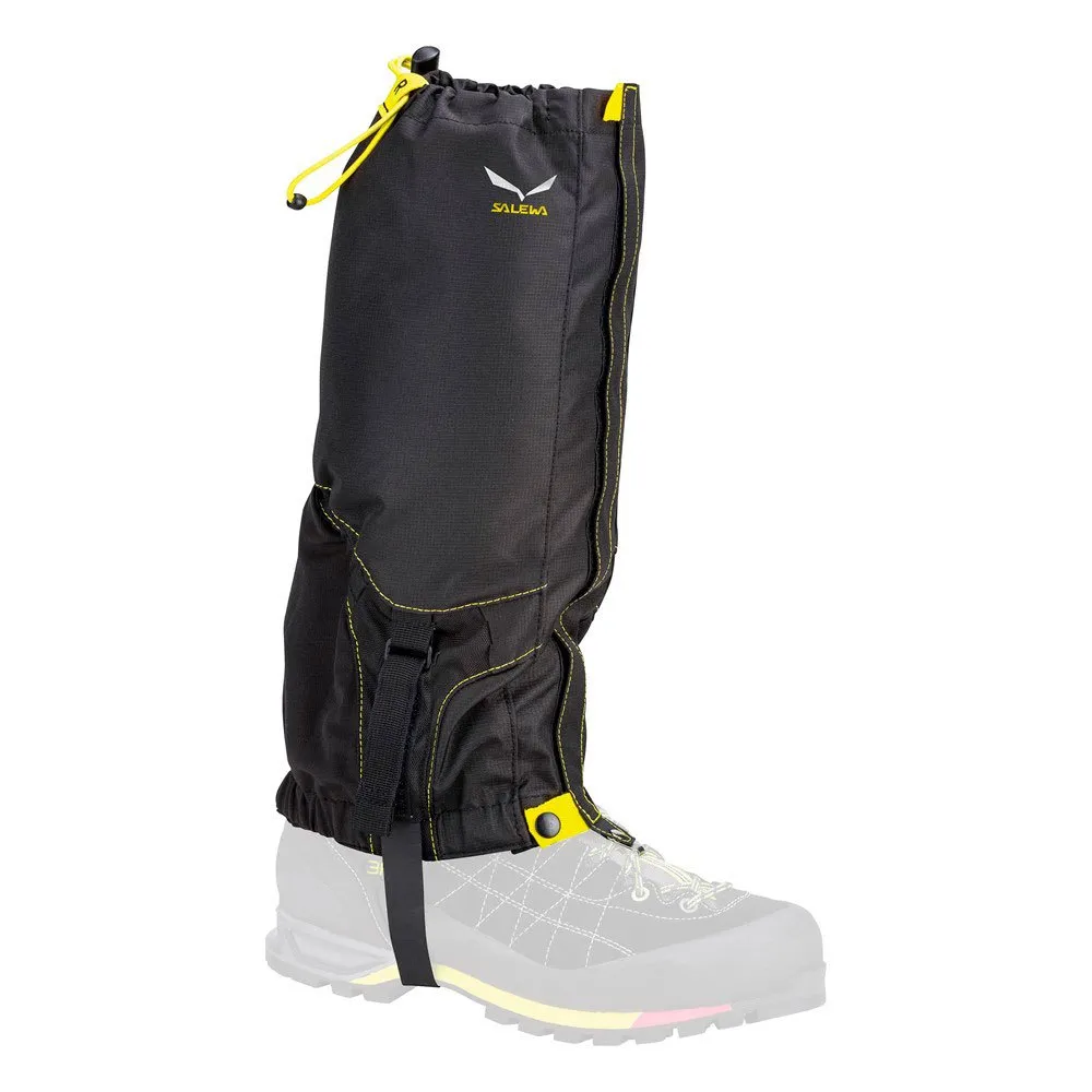 Salewa Trekking Gaiters, Black, One Size