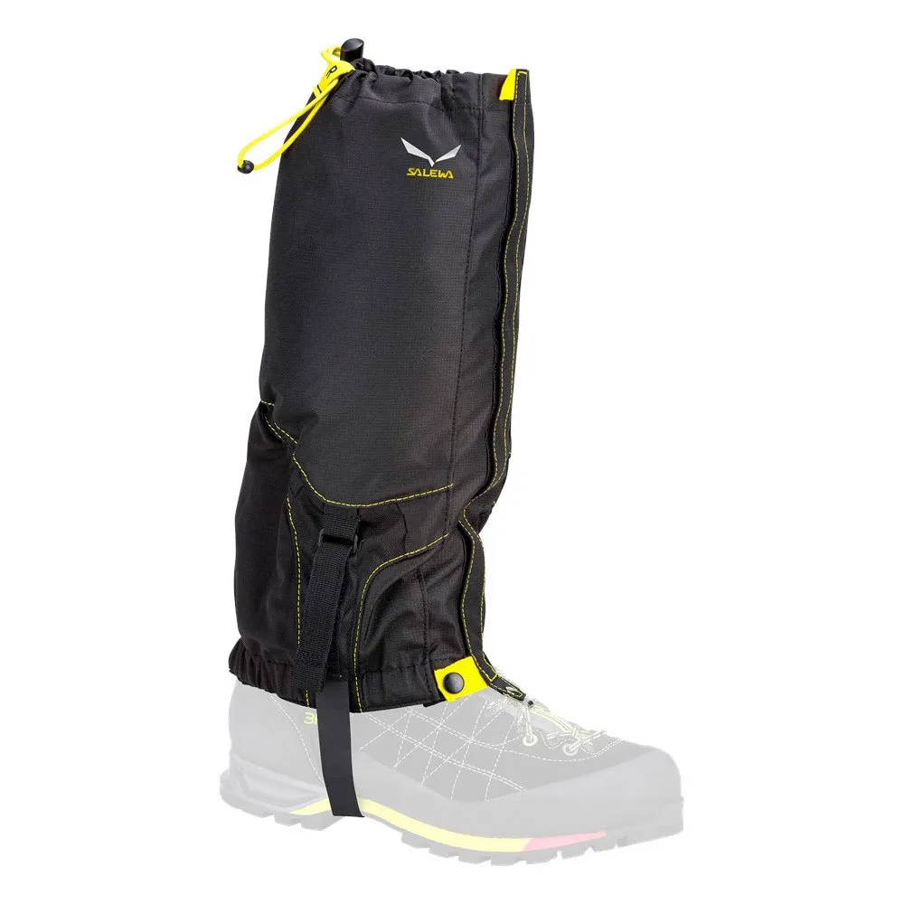 Salewa Trekking Gaiters, Black, One Size
