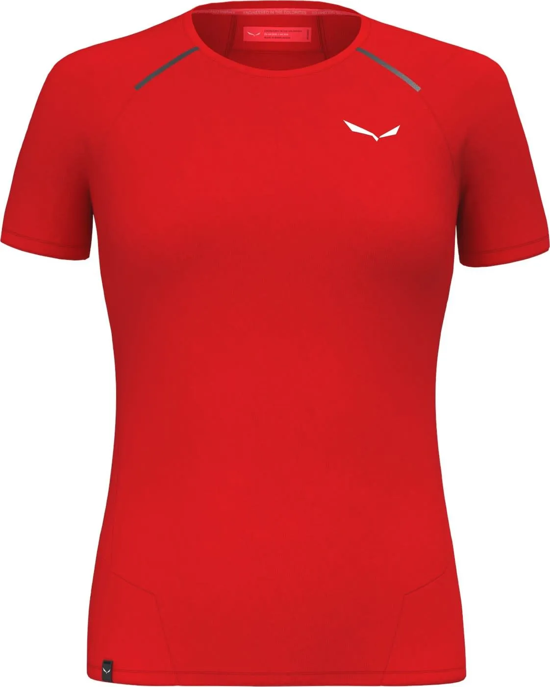 Salewa Women's Pedroc Dry Hybrid T-Shirt, Red Flame Salewa Women's Pedroc Dry Hybrid T-Shirt, Red Flame