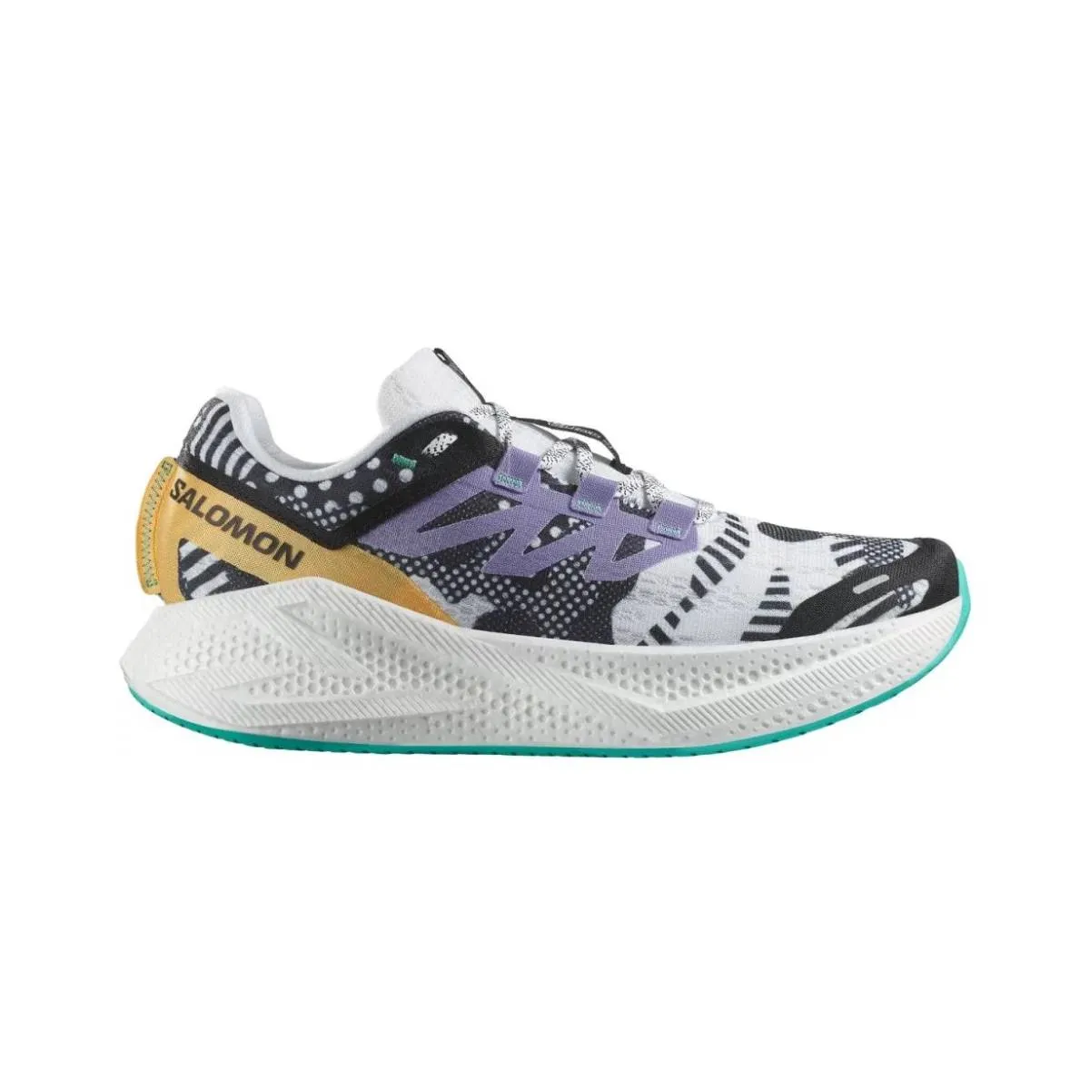 Salomon Aero Glide 3 Proto SS25 Shoes, White Black