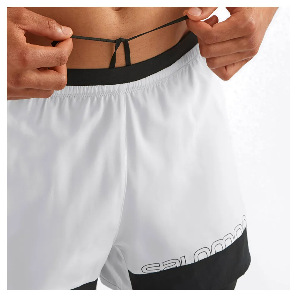 Salomon Cross 2in1 Shorts male, Black / white Salomon Cross 2in1 Shorts male, Black / white