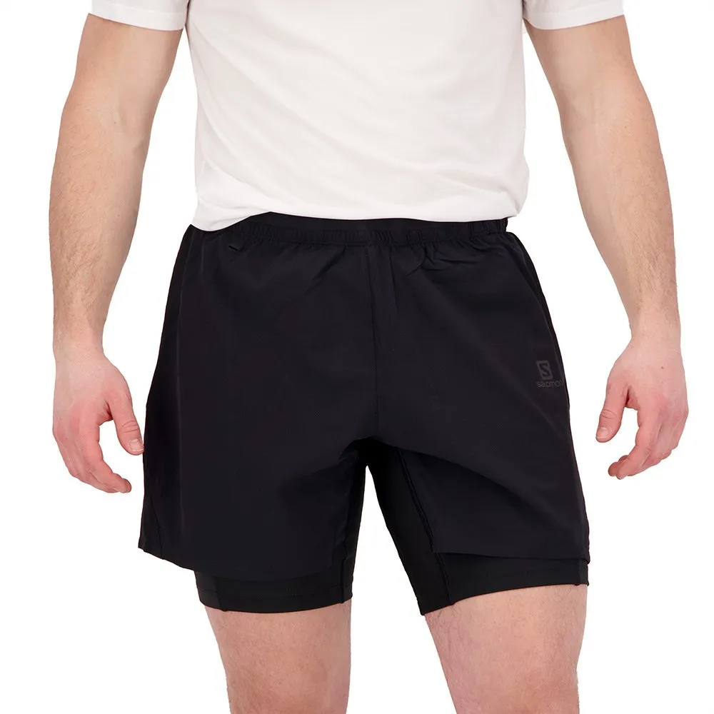 Salomon Cross Twinskin Shorts male, Black