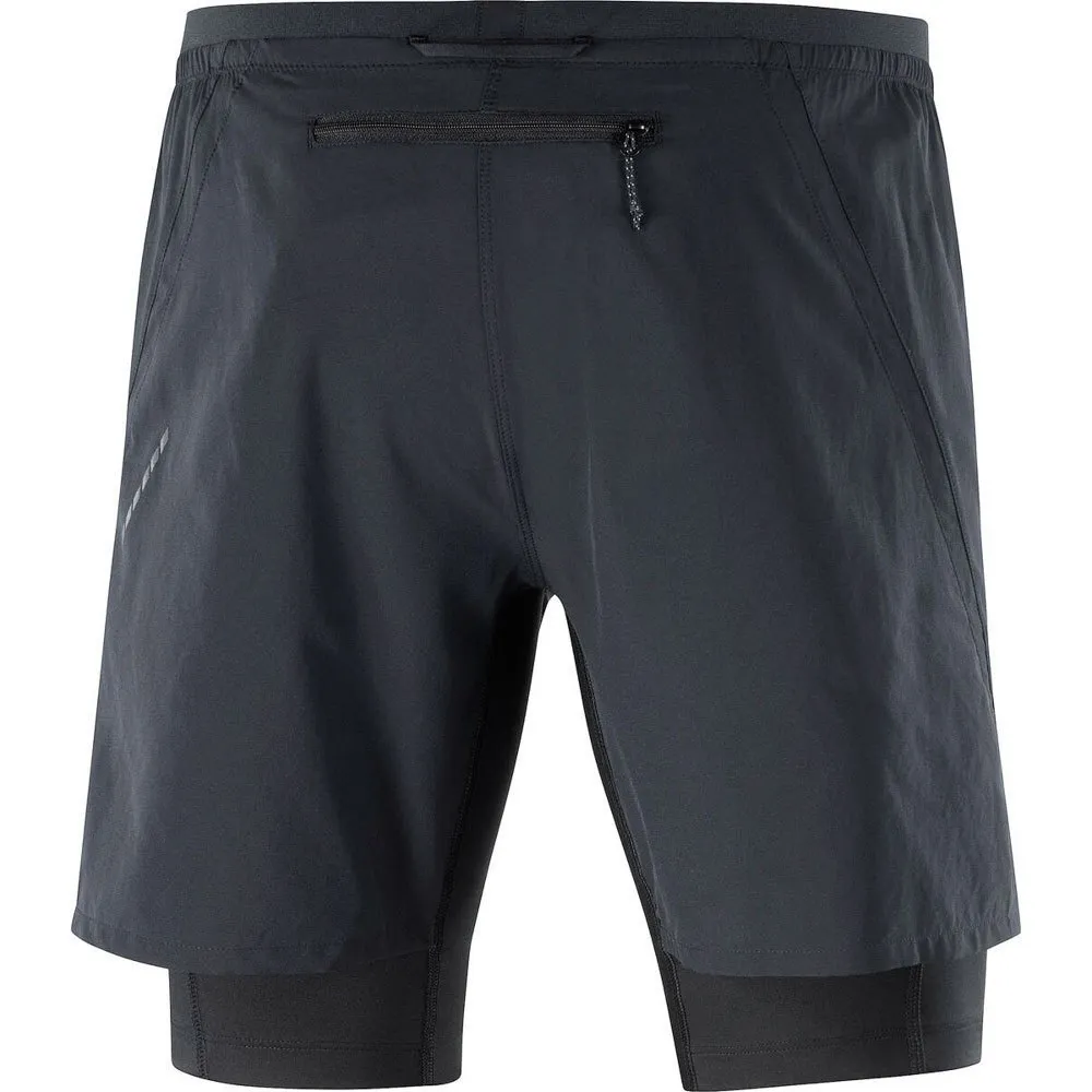 Salomon Cross Twinskin Shorts male, Black