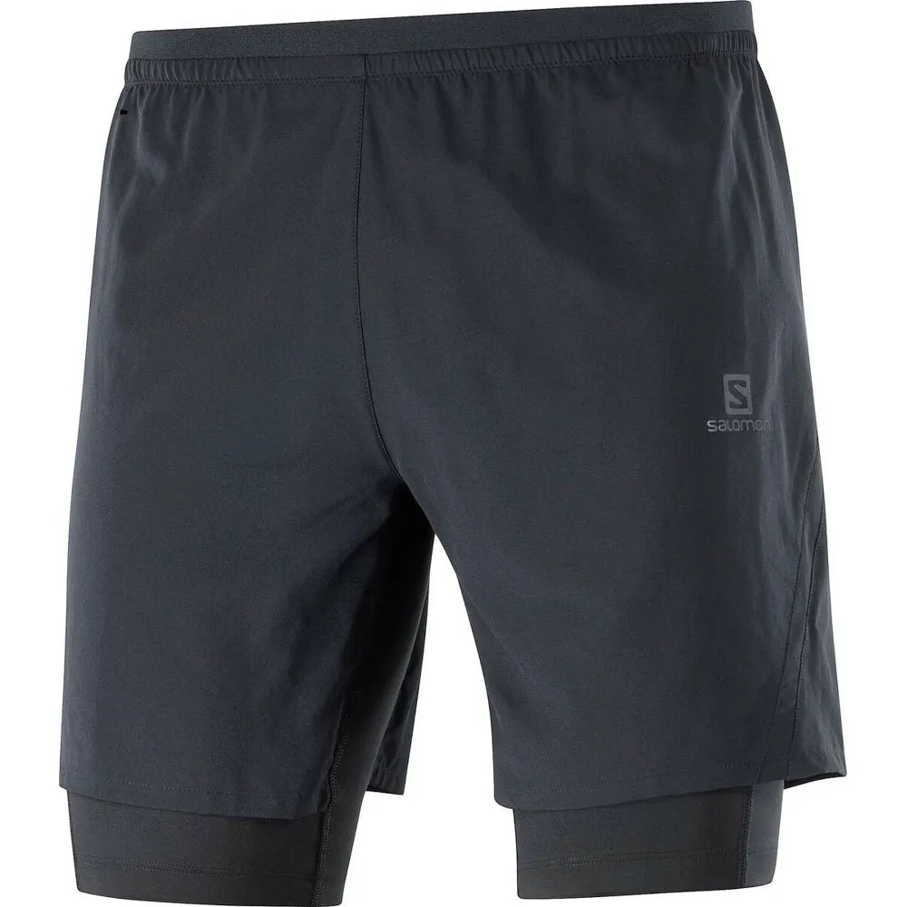 Salomon Cross Twinskin Shorts male, Black