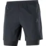 Salomon Cross Twinskin Shorts male, Black