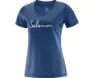 Salomon Mazy Graphic SS TeeWomen, Deep cobalt
