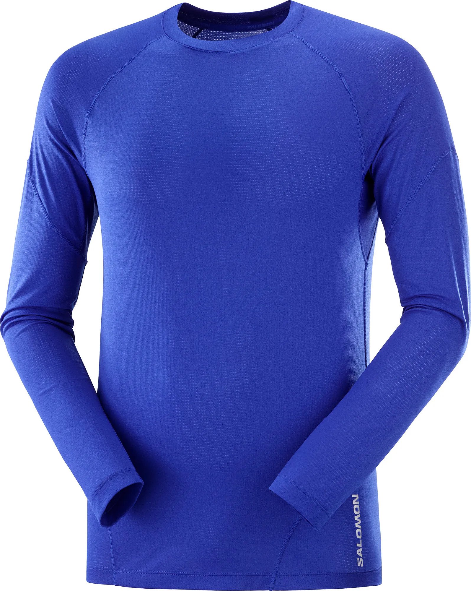 Salomon Men's Cross Run LS Tee, Blue