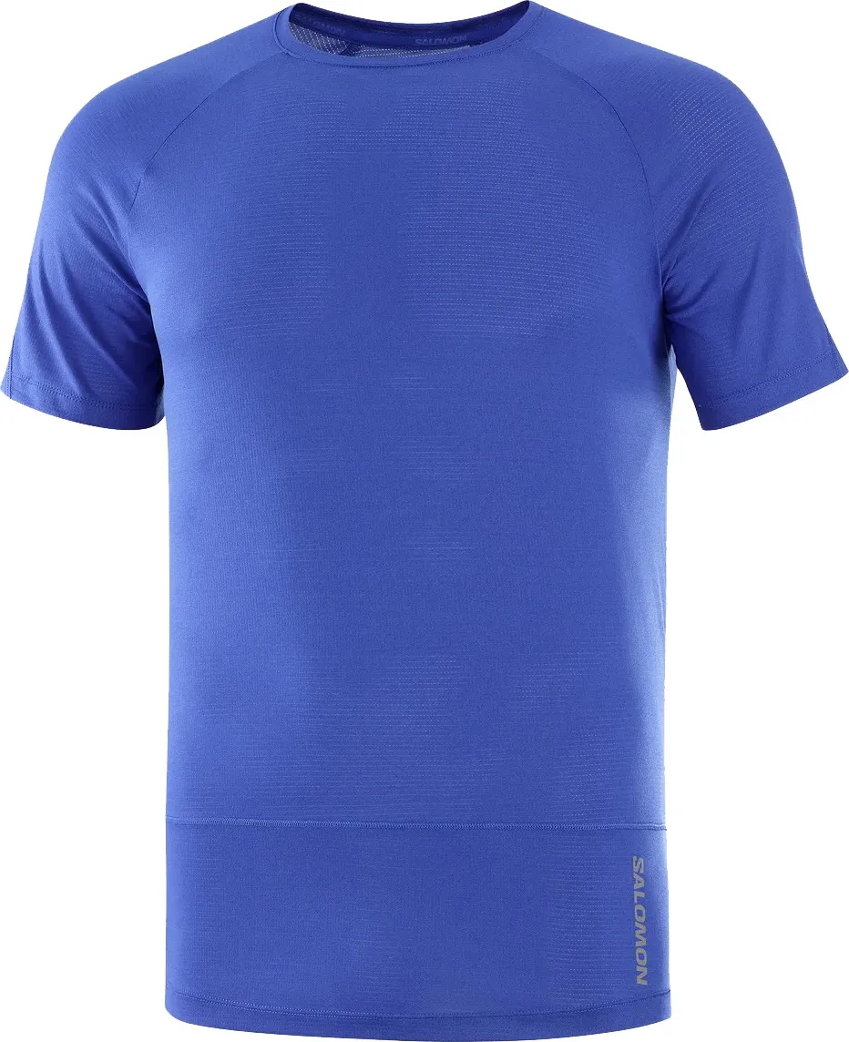 Salomon Men's Cross Run SS Tee, Blue